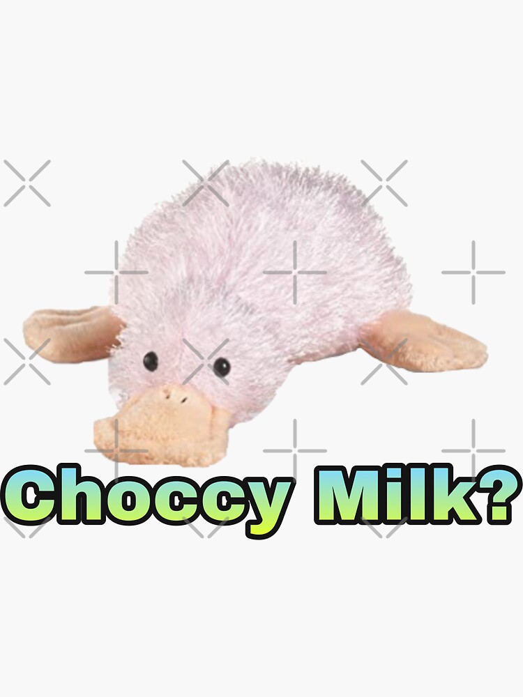 Webkinz Waddles Choccy Milk Meme Sticker For Sale By Dyslsexyia