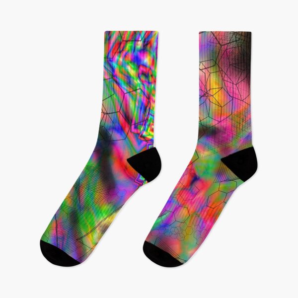 Item preview, Psychedelic Gradient Symmetry 5 (arcoíris de neón colorido) designed and sold by Discordant Dreams Art.