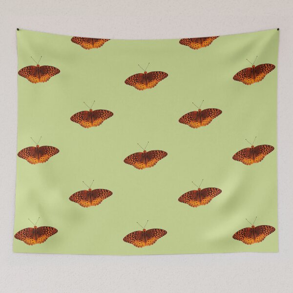 Item preview, Orange Butterfly (Green BG) designed and sold by FilipeFerreira.