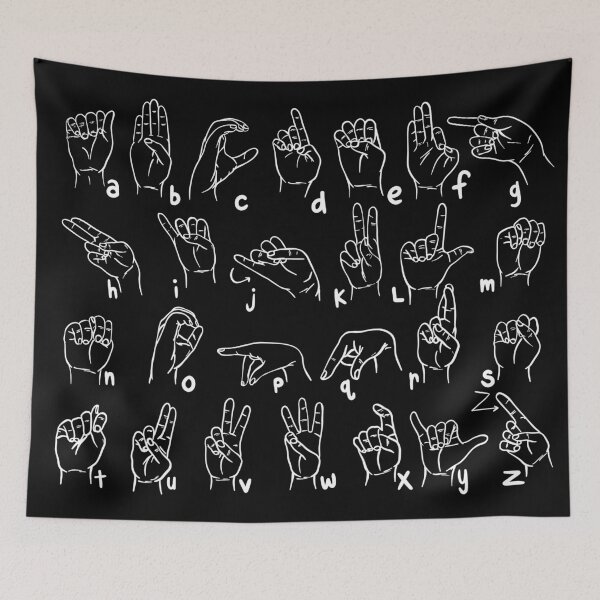 Item preview, ASL Chart: Outline  designed and sold by rmcbuckeye.