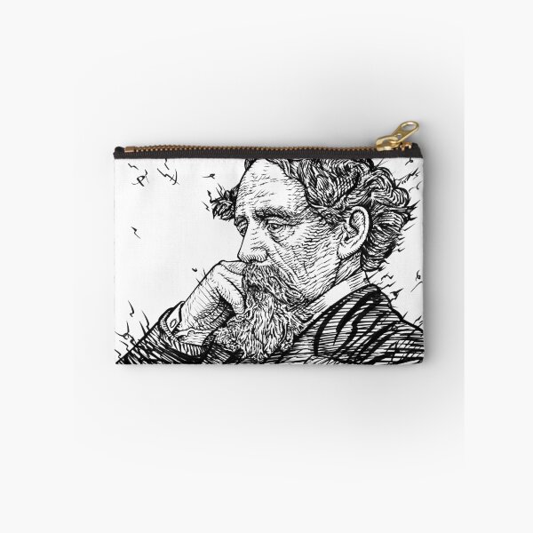 Item preview, CHARLES DICKENS - ink portrait .1 designed and sold by lautir.