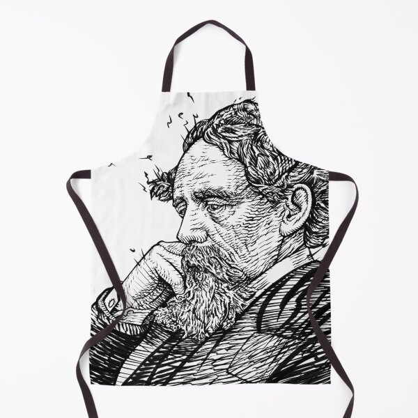 Item preview, CHARLES DICKENS - ink portrait .1 designed and sold by lautir.