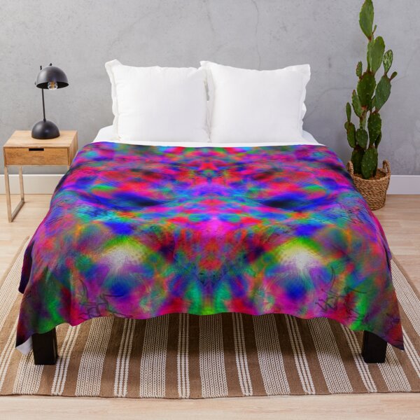 Item preview, Psychedelic Gradient Symmetry 3 (neon pink heart) designed and sold by Discordant Dreams Art.