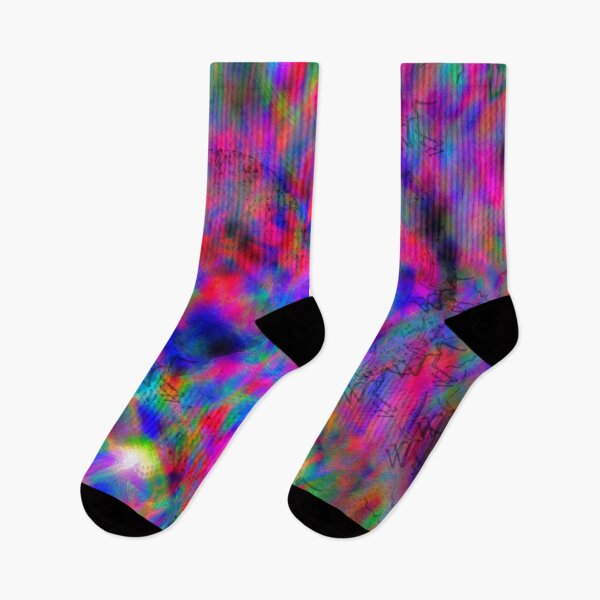 Item preview, Psychedelic Gradient Symmetry 3 (neon pink heart) designed and sold by Discordant Dreams Art.