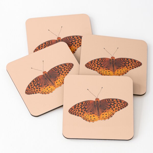 Item preview, Orange Butterfly (Light Pink/Bege BG) designed and sold by FilipeFerreira.