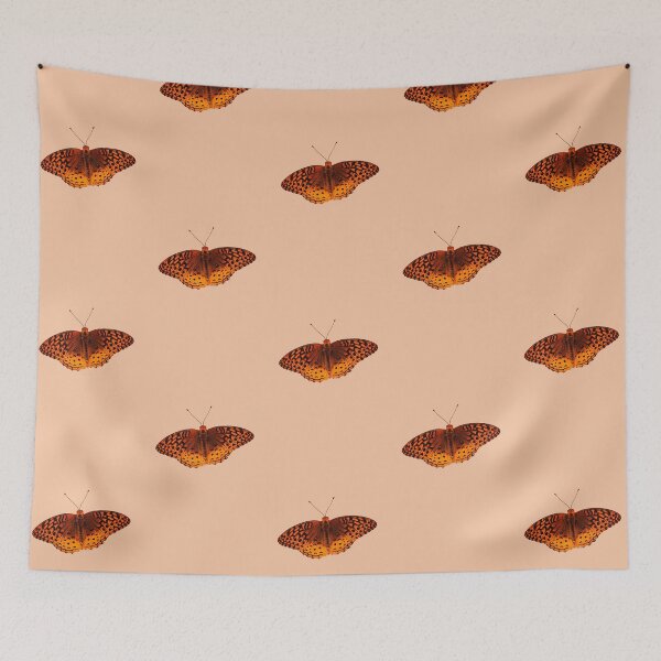 Item preview, Orange Butterfly (Light Pink/Bege BG) designed and sold by FilipeFerreira.