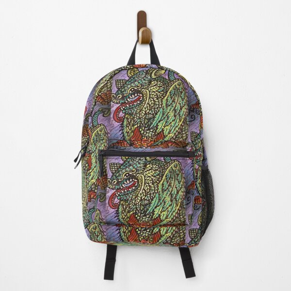 Item preview, GROG The Dragon, Mythical Creature, Medieval, Scales, Green Dragon, Creepy, Fantasy Illustration designed and sold by artenvironments.