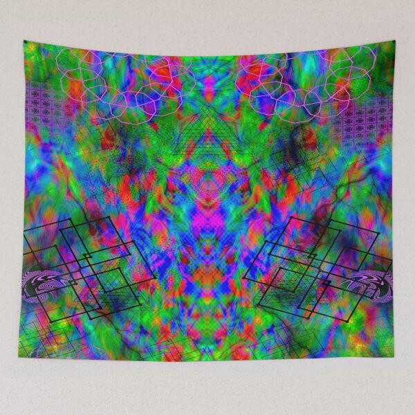 Item preview, Psychedelic Gradient Symmetry 2 (alien) designed and sold by Discordant Dreams Art.