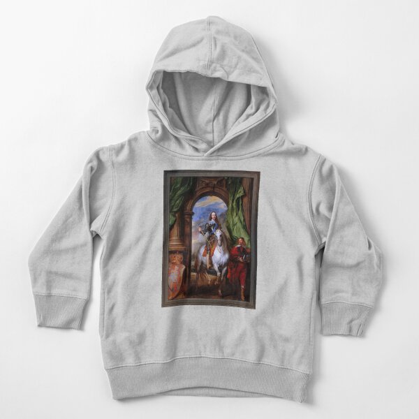 Charles I with M. de St Antoine by Anthony van Dyck Old Masters Reproduction Toddler Pullover Hoodie
