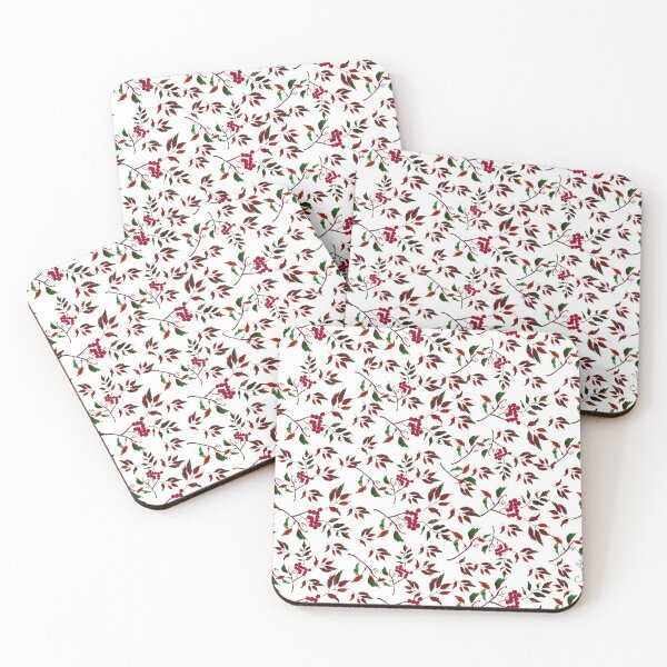 Item preview, Red berries background designed and sold by Sevilka.