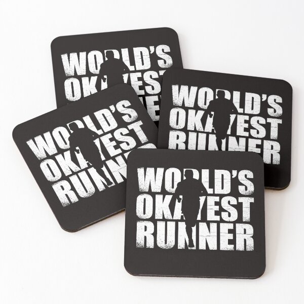 Item preview, worlds okayest runner funny marathon humor  designed and sold by Majesticoo.