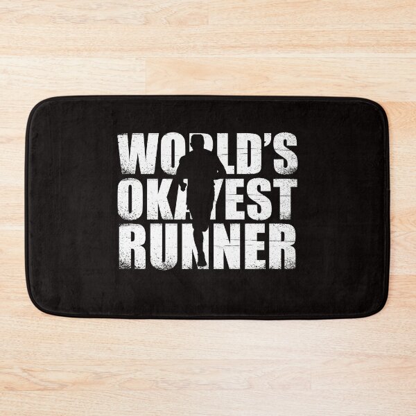 Item preview, worlds okayest runner funny marathon humor  designed and sold by Majesticoo.