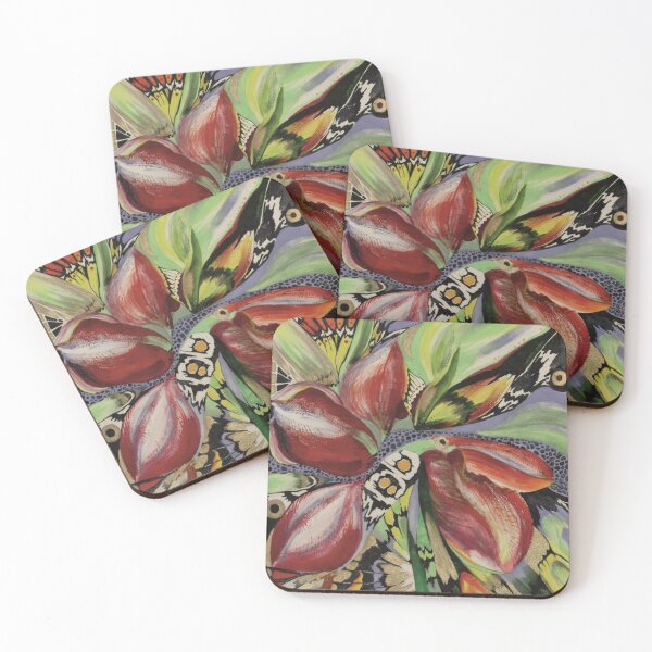 Item preview, Watercolor abstraction "Milanese Amarilis" designed and sold by AlissNikolina.