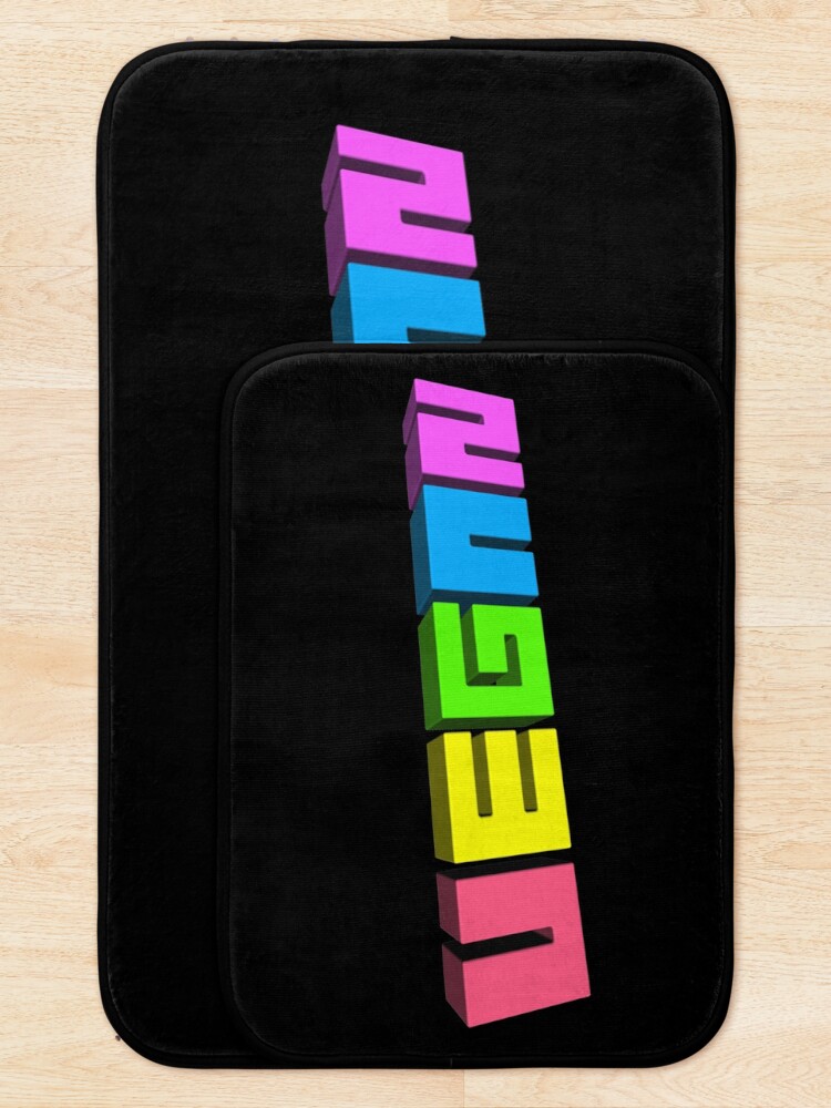 Thumbnail 5 of 6, Bath Mat, Vegan LLC3D - toyland designed and sold by reIntegration.