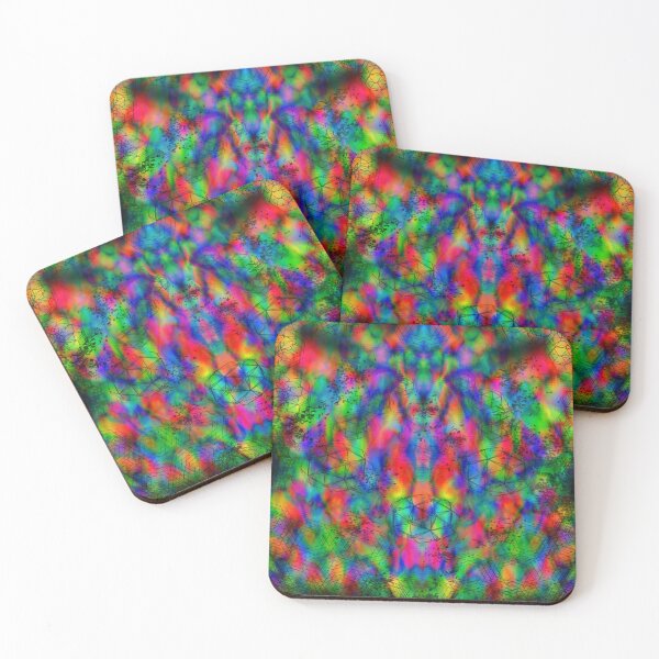Aperçu de l'œuvre Psychedelic Gradient Symmetry 1 (coloré) créée et vendue par Discordant Dreams Art.