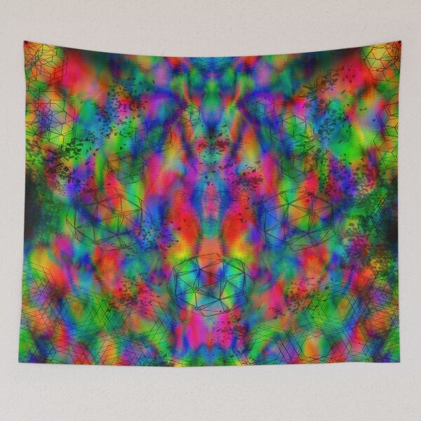 Item preview, Psychedelic Gradient Symmetry 1 (colorful) designed and sold by Discordant Dreams Art.
