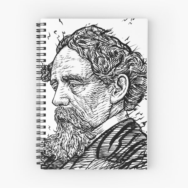 Item preview, CHARLES DICKENS - retrato de tinta .2 designed and sold by lautir.
