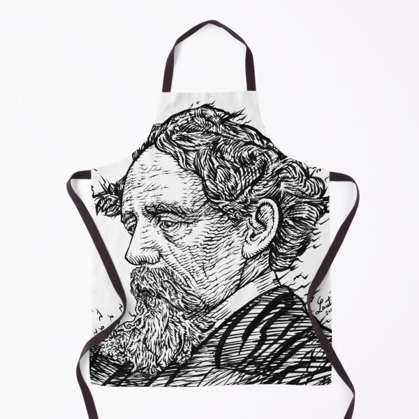 Item preview, CHARLES DICKENS - ink portrait .2 designed and sold by lautir.