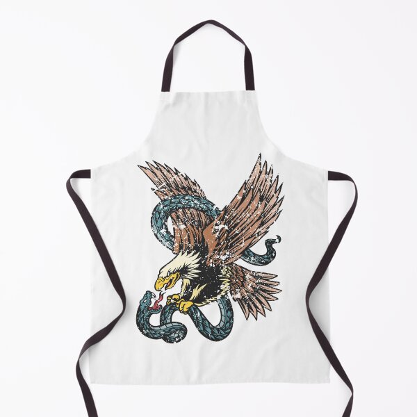 Item preview, Eagle and Snake Battle Grunge Tattoo designed and sold by bouncymelon.