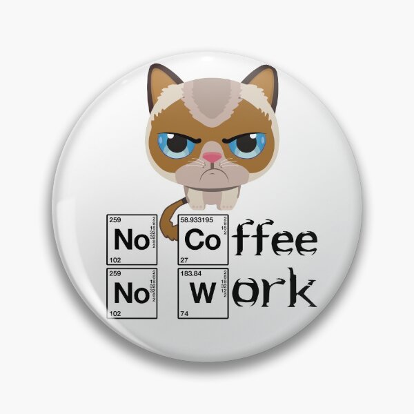 Artikelvorschau, No Coffee No Work | Periodic Table entworfen und verkauft von Petra Becker.