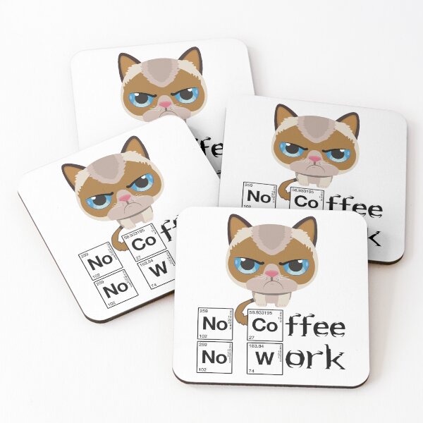 Item preview, No Coffee No Work | Periodic Table designed and sold by Petra Becker.