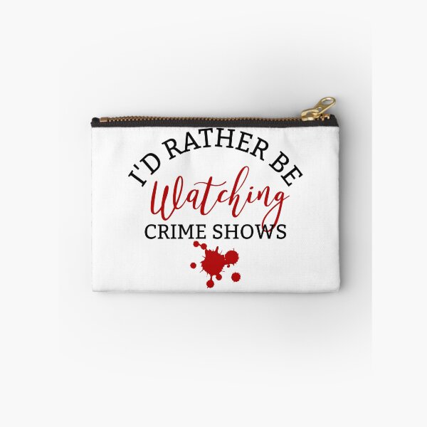 Item preview, Crime Show Watching  designed and sold by TraceysTreasure.