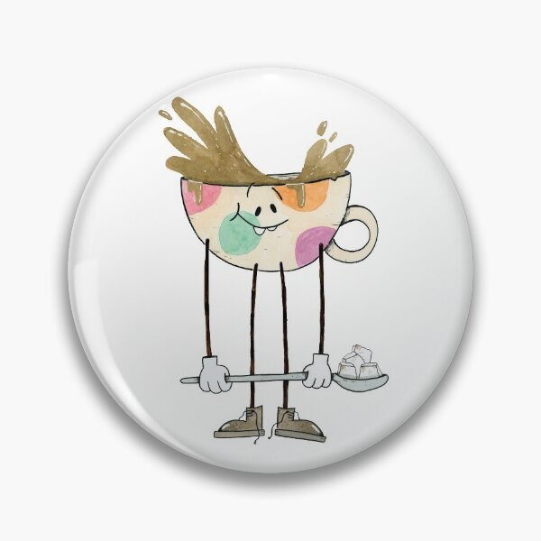 Item preview, Coffee Cup Character designed and sold by ajarofbeesart.
