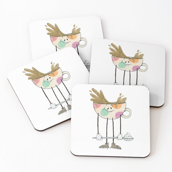 Item preview, Coffee Cup Character designed and sold by ajarofbeesart.