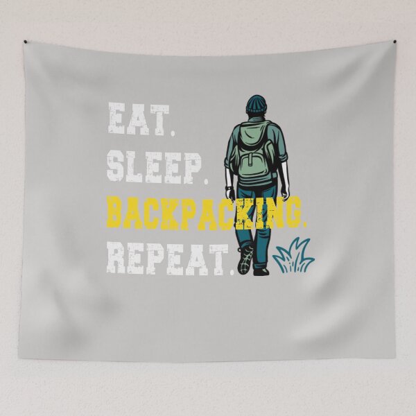 Item preview, Camping Backpacking Hiking Outdoor designed and sold by GINIART.