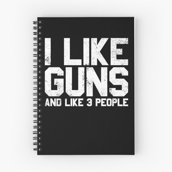 Item preview, I Like Guns And Like 3 People Funny Gun Lover Gun Owner Gear designed and sold by DynamicDesign.
