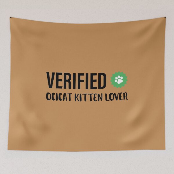 Item preview, Verified | Cat Lover | Ocicat Cat | Brown designed and sold by Fluffy-Vectors.