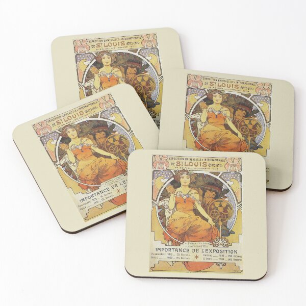 Item preview, Exposition Universelle Internationale De St Louis - Mucha 1904 Worlds Fair Artwork designed and sold by molamode.