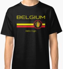 Euro 2016 Football - Belgium (Away Black) Classic T-Shirt