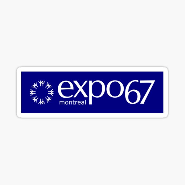 montreal world´s fair expo 67 canada 1967 Sticker