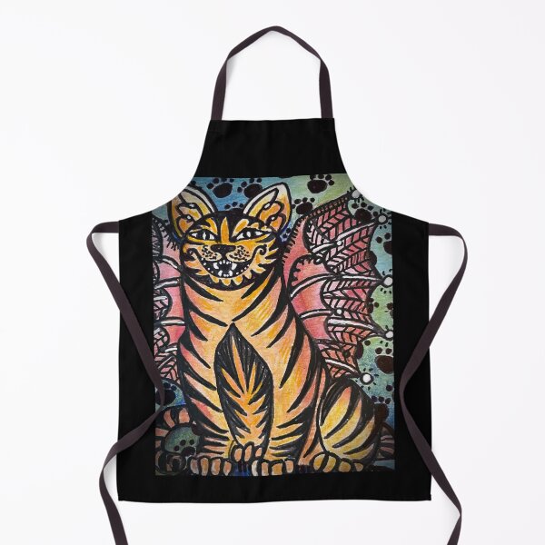 Item preview, Meow Winged Mythical Creature, Illustration, Fantasy Art, Tiger Cat designed and sold by artenvironments.