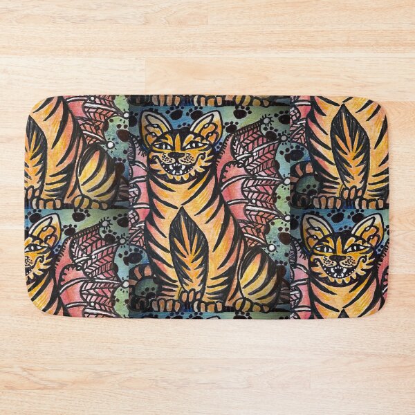 Item preview, Meow Winged Mythical Creature, Illustration, Fantasy Art, Tiger Cat designed and sold by artenvironments.