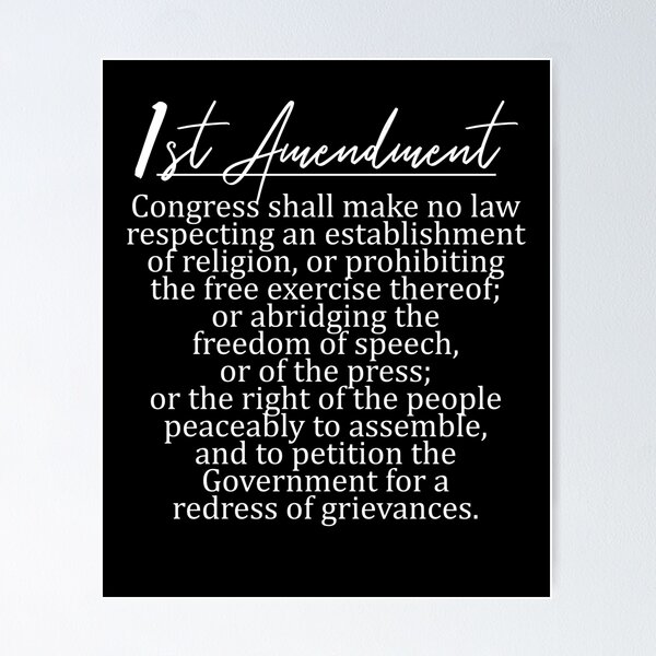 Item preview, 1st Amendment U.S. Constitution Support Freedom Of Speech Gear designed and sold by DynamicDesign.