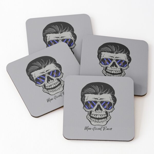 Item preview, Manificent Racer Drag Racing Skull designed and sold by CarantinedChaos.