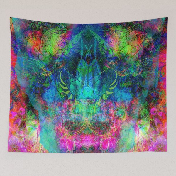 Item preview, Sweet Dizzy Skull (psychedelic) designed and sold by Discordant Dreams Art.