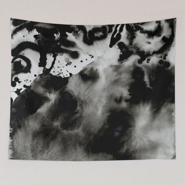 Item preview, Watercolor abstraction "Tiger texture" designed and sold by AlissNikolina.