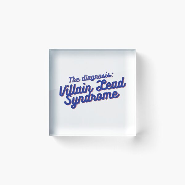 Item preview, The Diagnosis: Villain Lead Syndrome designed and sold by WPrintMPalette.