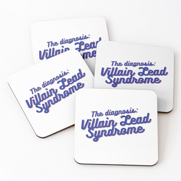 Item preview, The Diagnosis: Villain Lead Syndrome designed and sold by WPrintMPalette.