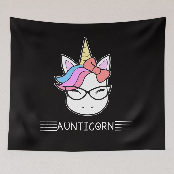 Item preview, Aunt unicorn rainbow bow designed and sold by Imutobi.