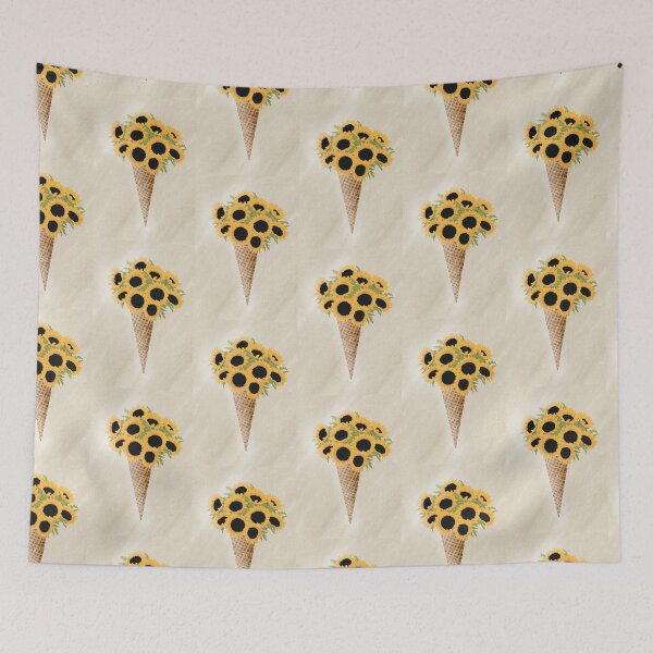 Item preview, Sunflower cream cone designed and sold by Weather gifts .