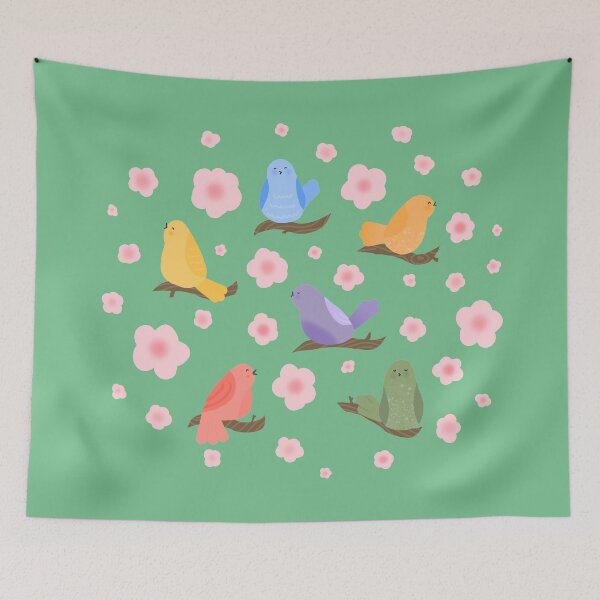 Item preview, Birds and blossom designed and sold by IvyAmber.