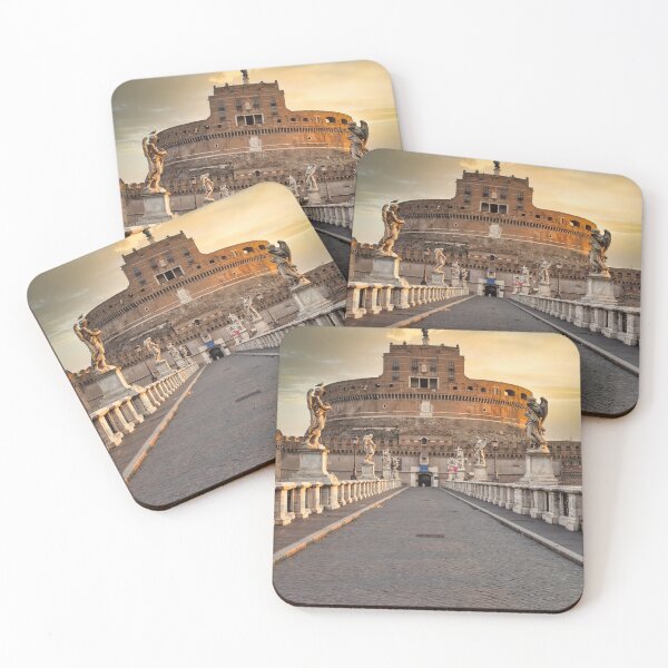 Item preview, Castel Sant'Angelo (Saint Angel Castle) in Rome (Roma), Italy. Historic monument with nobody at sunrise. designed and sold by Paolo Modena Photography    -   Fine Italian Art.