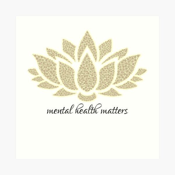 Mental Health Matters Art Print