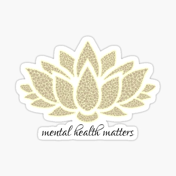 Mental health matters sticker Sticker