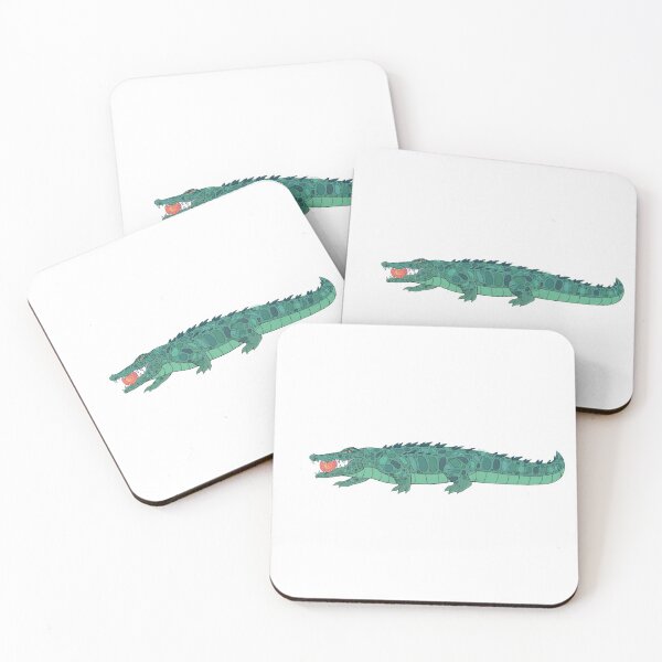 Item preview, Sun eater crocodile - flat colored designed and sold by Sheptatel.