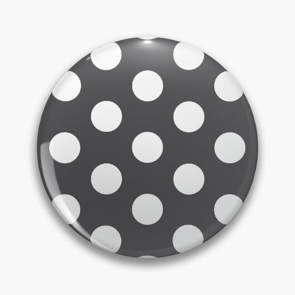 Item preview, Medium WHITE and CHARCOAL GREY POLKA DOTS designed and sold by RachelMacht.